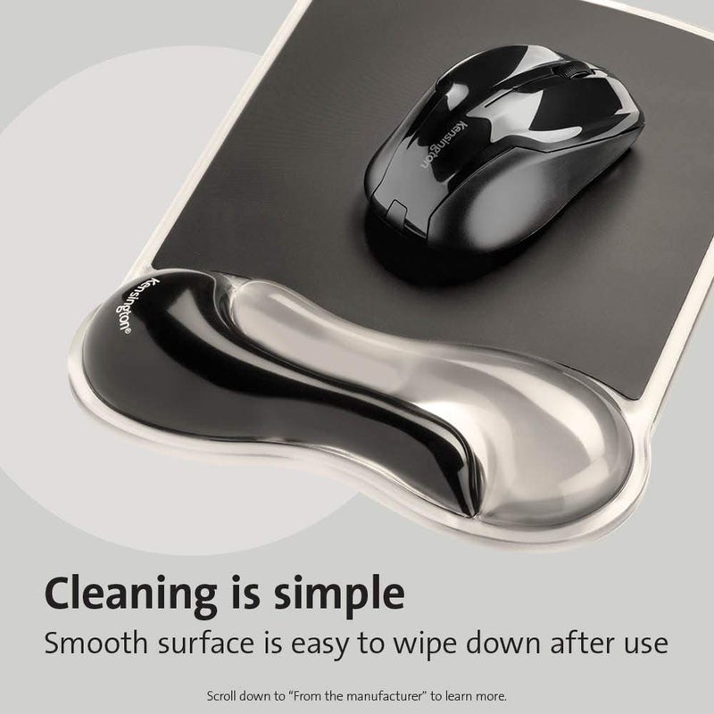 Kensington Mousepad and Wrist Rest, Gel, 11-2/5"Wx17-7/10"Lx1-7/10"H,GY (KMW52500) Each - Image 5